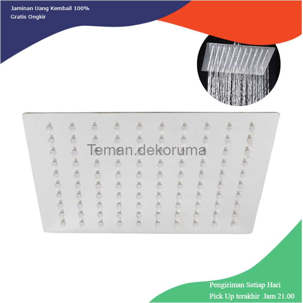 TD-DA1 BATHE PROJECT Kepala Shower Mandi Bentuk Kotak 8 Inch - MK-702/701