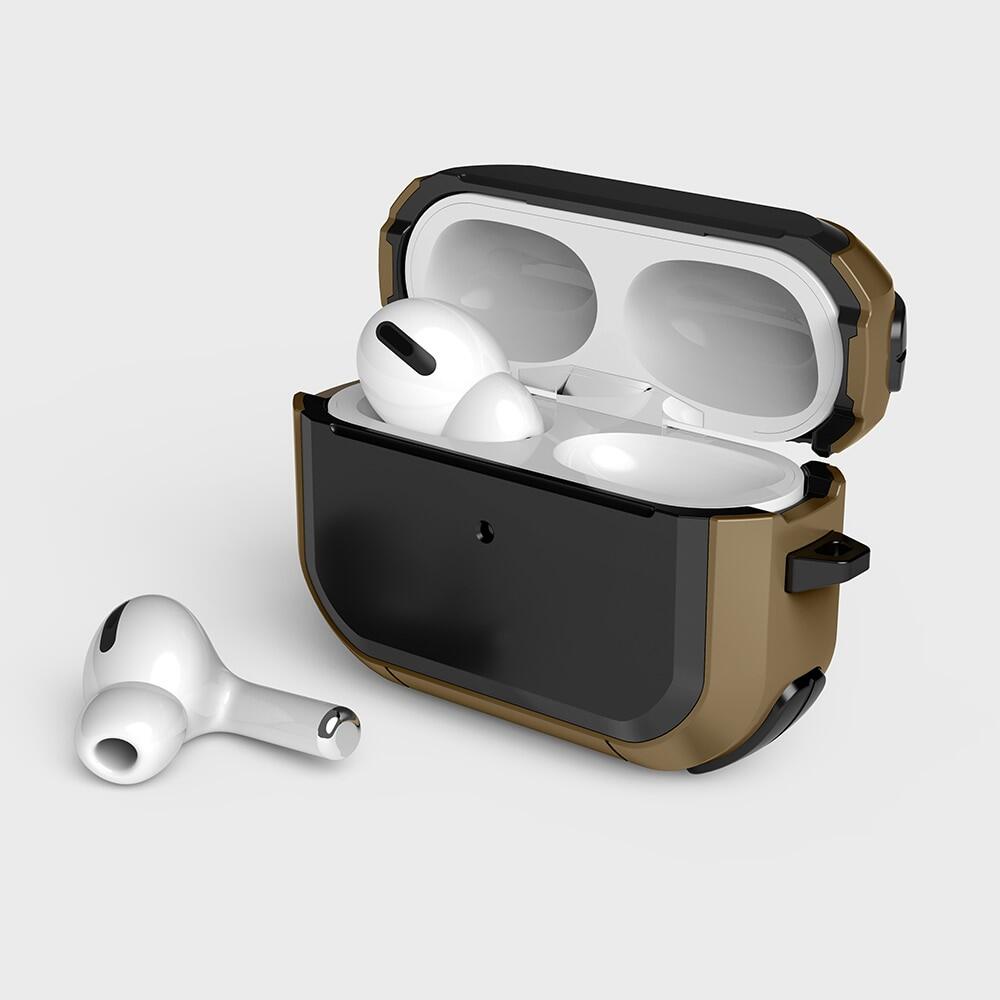 Case TPU PC Anti Jatuh Dengan Gantungan Kunci Cover Apple AirPods pro 3 2