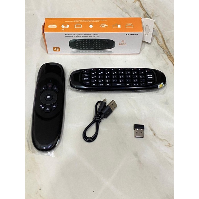 Remot Smart TV Box STB + Keyboard + Mouse Gyroscope C120 Mini Air Mouse Wireless 2.4G Keyboard Remote Control GYRO ANDROID TV BOX GYROSCOPE