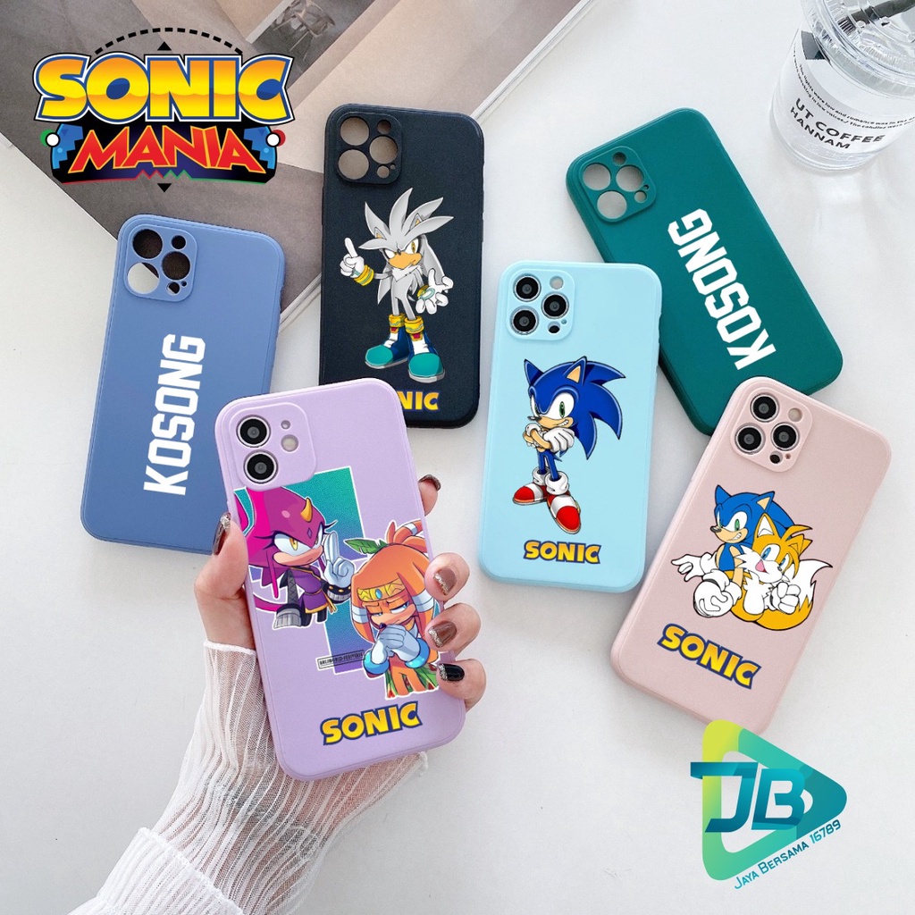 CASE CASING SOFTCASE SILIKON MACARON PELINDUNG KAMERA SONIC MANIA OPPO VIVO SAMSUNG XIAOMI REALME IPHONE ALL TYPE JB5376