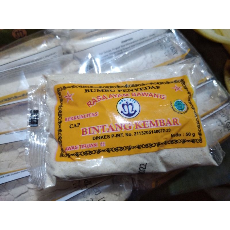 

[GROSIR] Bumbu masak Cap Bintang Kembar 50g