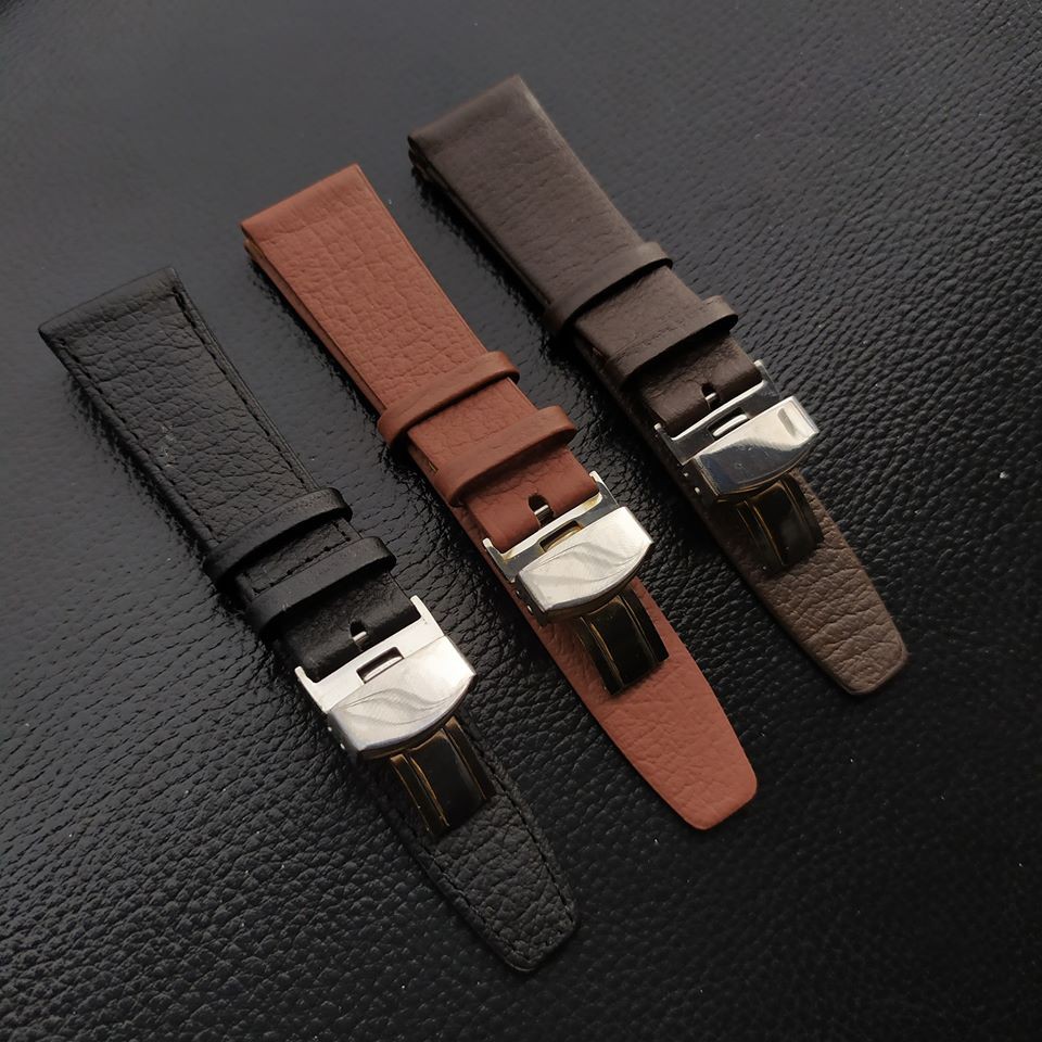 Tali jam Tangan strap Kulit asli vintage leather strap 20mm.