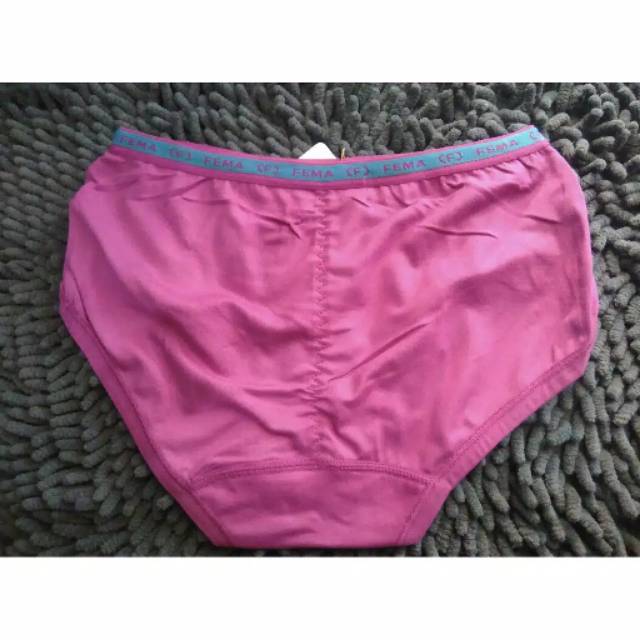 Undies celana dalam wanita polos merk fema size L dan merk Fema DALAMAN CEWEK WANITA REMAJA PUTRI