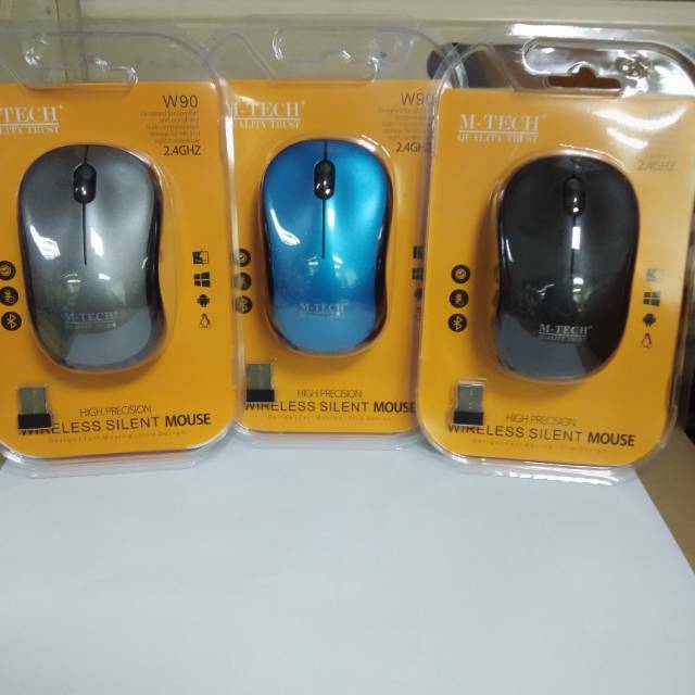 M-Tech W90 Wireless Mouse Silent click