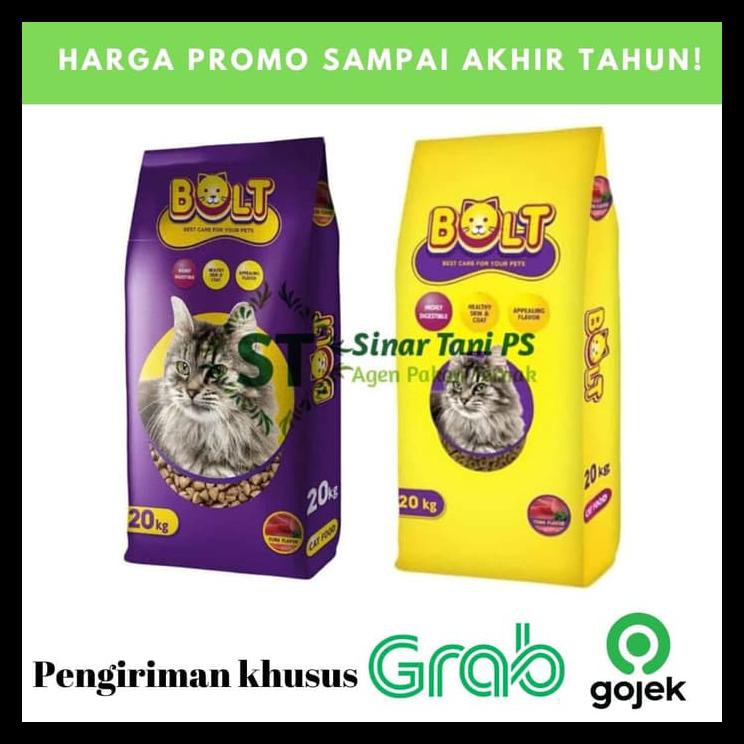 Cuci Gudang Bolt Pakan Kucing 20 Kg