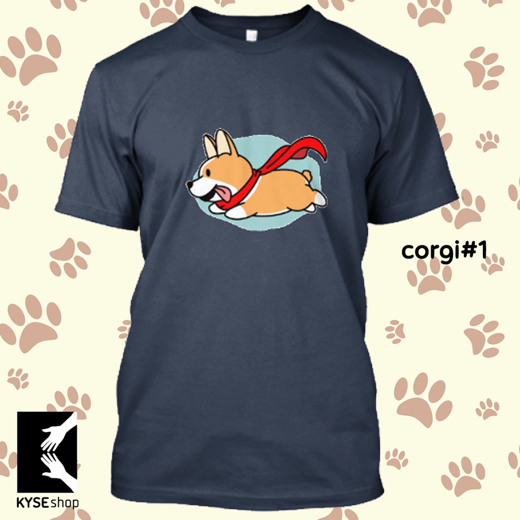 Kaos Anjing Corgi