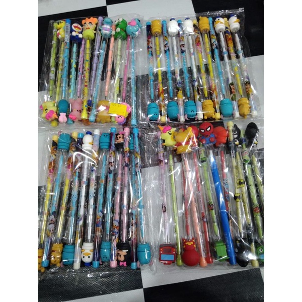 

[READY STOCK] PENSIL KARAKTER ISI 12 PCS