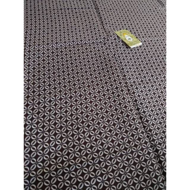 Kain Batik Kopi Pecah Kawung Cilik Jarik Jogja Setelan Kebaya Seragam Kemeja Wanita Halus Primisima