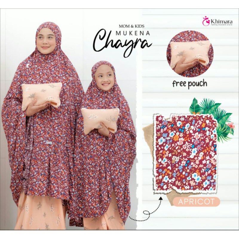 mukena chayra kids mukena anak m l xl