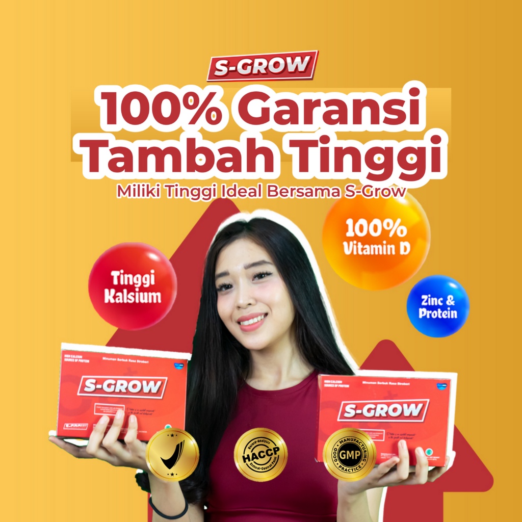 SGROW PAKET PALTINUM / SUPLEMEN PENINGGI BADAN BPOM / 100% ORIGINAL / SGROW TERBAIK