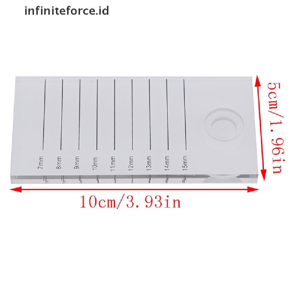 (Infiniteforce.Id) Stand Holder Bulu Mata Palsu Bahan Akrilik