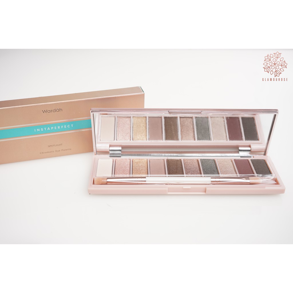 ❤️Glamouroseshop❤️ Wardah Insta Perfect Spotlight Chromatic Eye Pallete