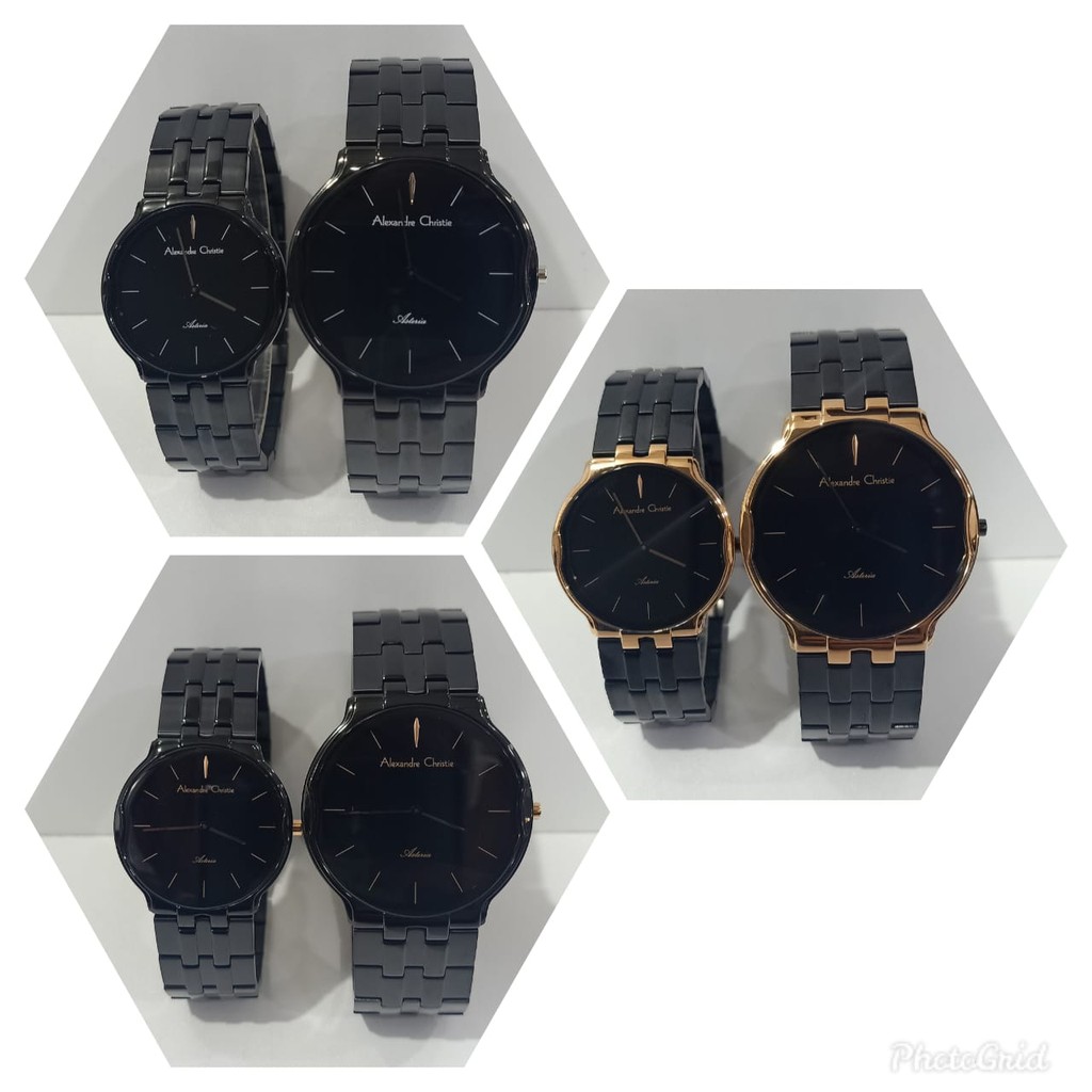 Jam Couple Alexandre Christie AC8616 AC 8616 Original Garansi Resmi Alexander Christie Free Baterai