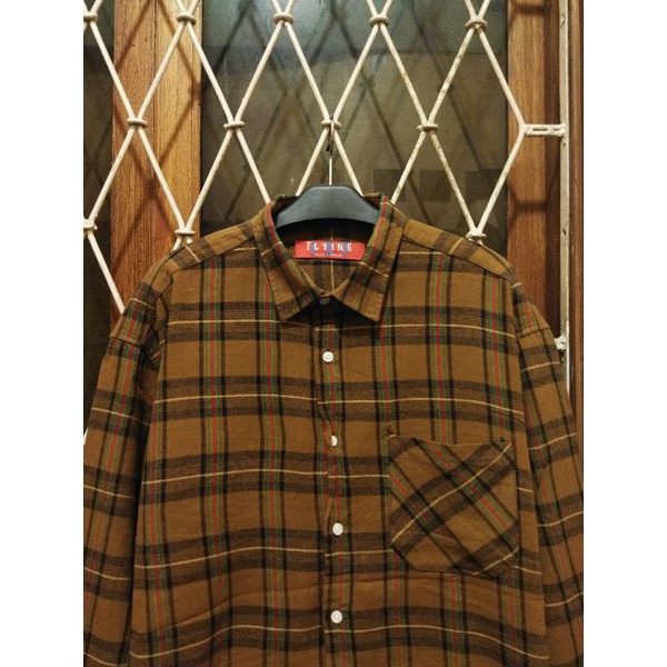 kemeja flannel second original XL