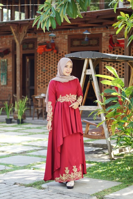 Garbera Dress Cantik Untuk Pesta dan Kondangan Mewah Elegan