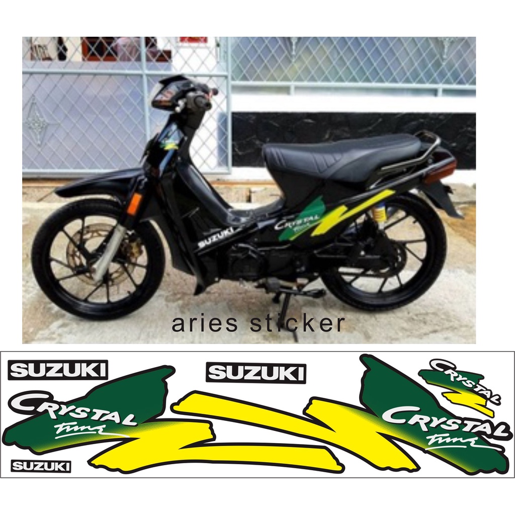 striping stiker standar Suzuki Crystal tune copy original