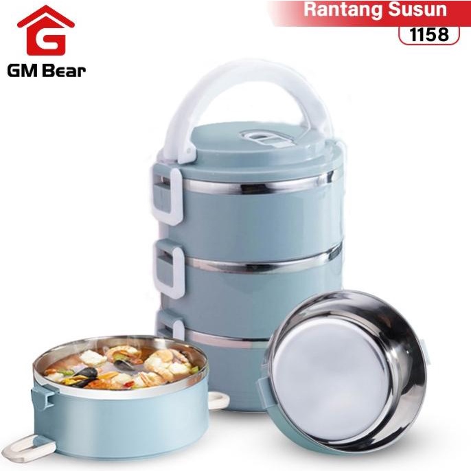 

GM Bear Rantang Susun Tempat Makanan Serbaguna 1158-Lunch Box Food