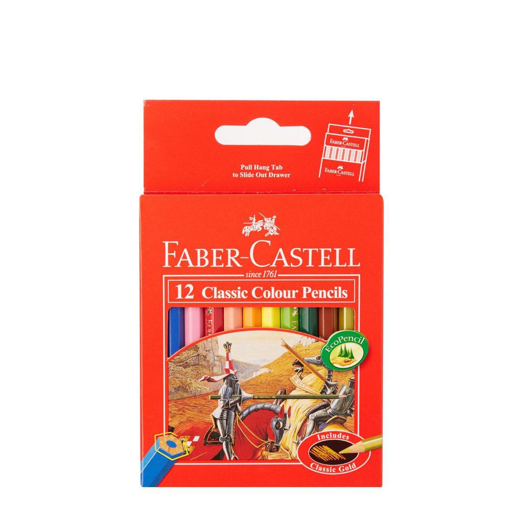 

Pensil Warna Faber Castell 12 Classic Pendek grosir ecer