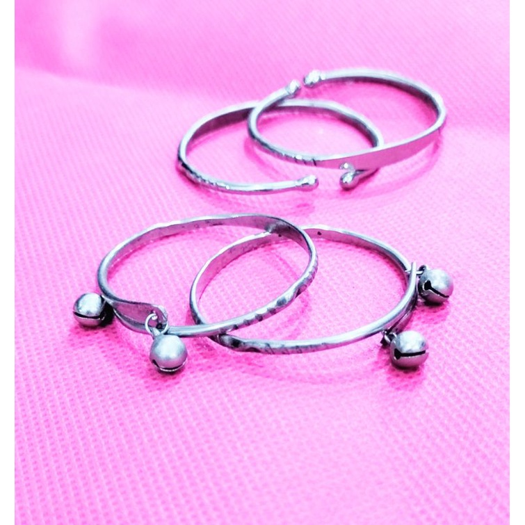 GELANG BAYI/GELANG STANLIS BAJA PUTIH