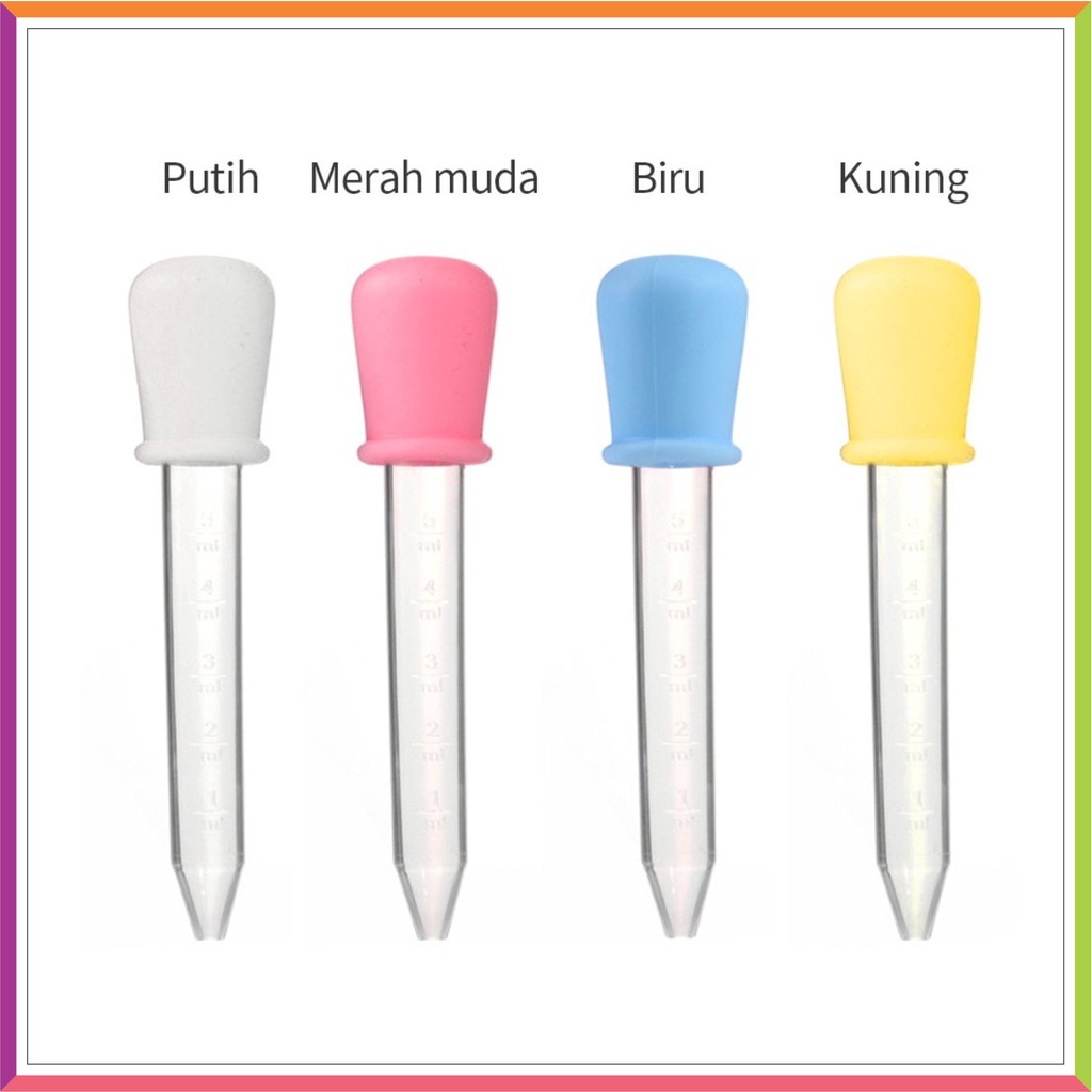 ❤ Fashionbabies ❤ PIPET TETES OBAT BAYI 5ML | PIPET TETES ​MINUM OBAT JUS BAYI