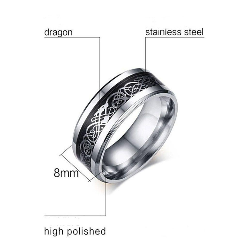 Needway  Naga Cincin Fashion Perak Tungsten Carbide Stainless Steel