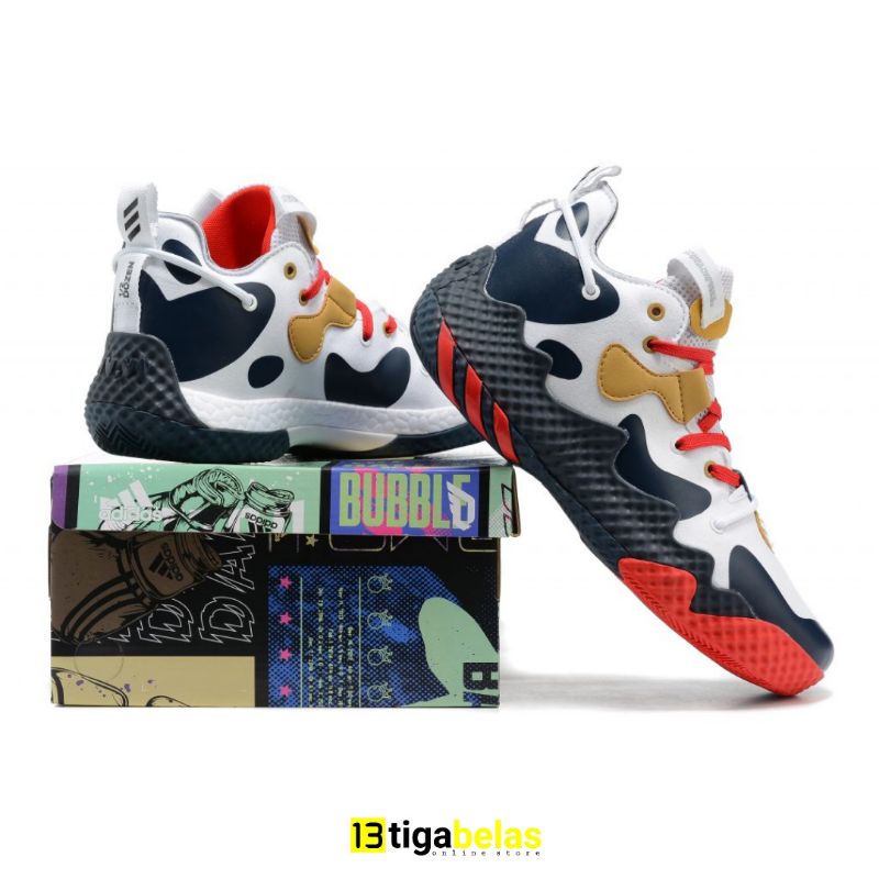 SEPATU ADIDAS HARDEN VOL.6 White Vivid Red