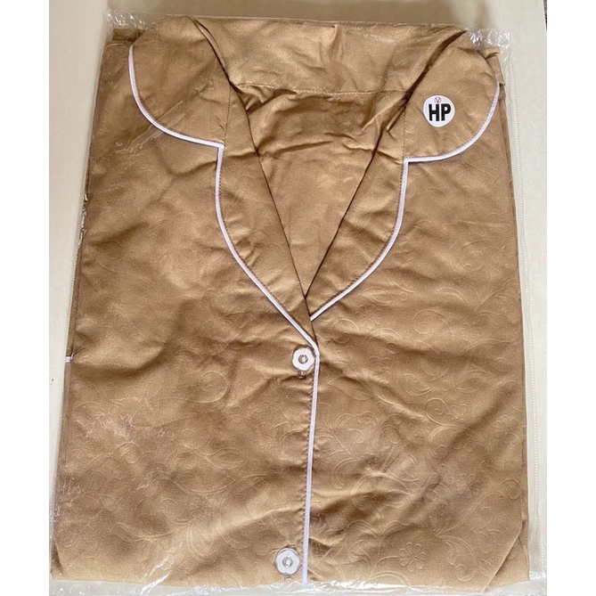 Mamaomi.Fashion, PIYAMA HP 3/4 Embos LD 102-104 CM-HP-COKLAT