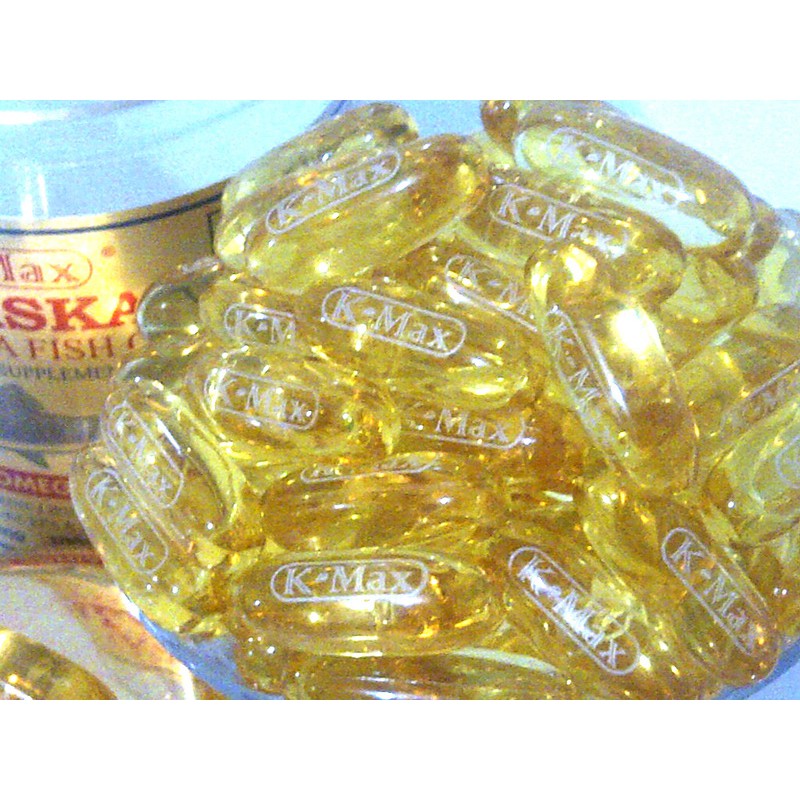K-MAX ALASKA Deep Sea Fish Oil Super Omega 3,6,9 1000mg - Minyak Ikan