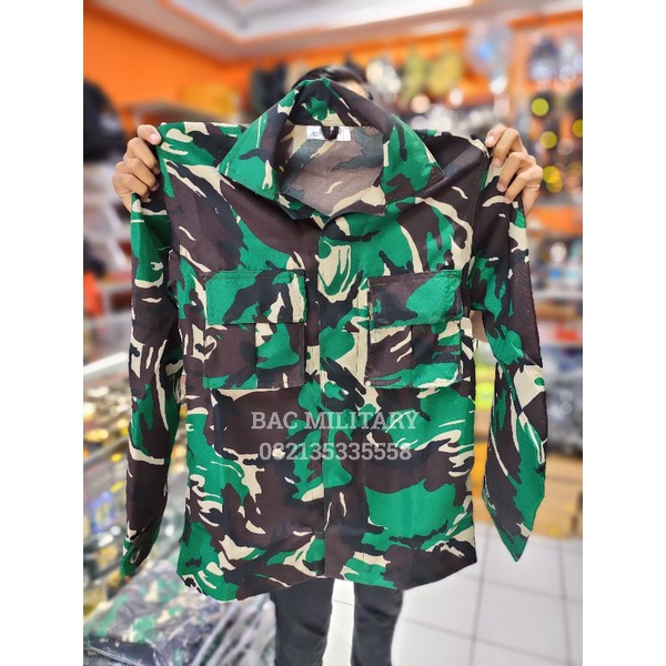 SERAGAM SATU STEL PDL TNI VELBET PREMIUM