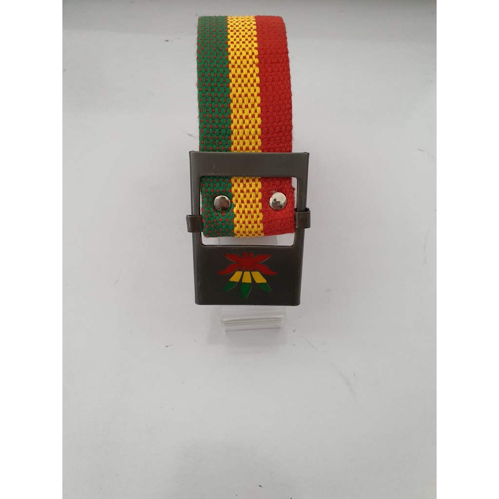 IKAT PINGGANG PRIA RASTA KANVAS SABUK PRIA GESPER MODEL RASTA