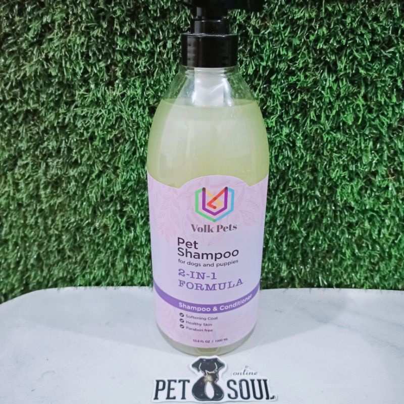 Volk Pets Dog Shampo 1000ml / puppy / 2 in 1 / whitening / antifungal / flea&amp;tick / colorfull