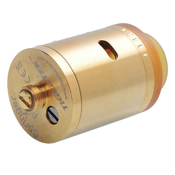 Tigertek Springer X 24 RDA Atomizer - GOLD [Clone] KiswaraBandung