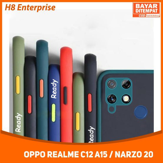 Case Realme C12 / Narzo 20 Casing dove candy pelindung kamera