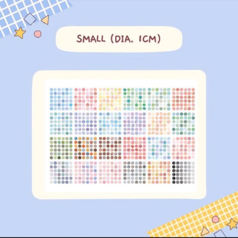 

watercolor♡sticker♡dot♡dekorasi♡jurnal/scrapbook♡diary