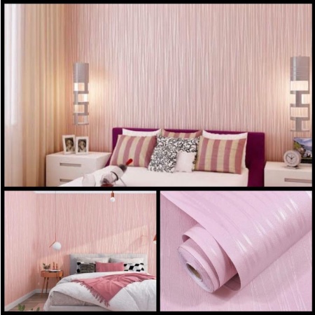 Wallpaper Salur Silver/Salur Pink 1 roll