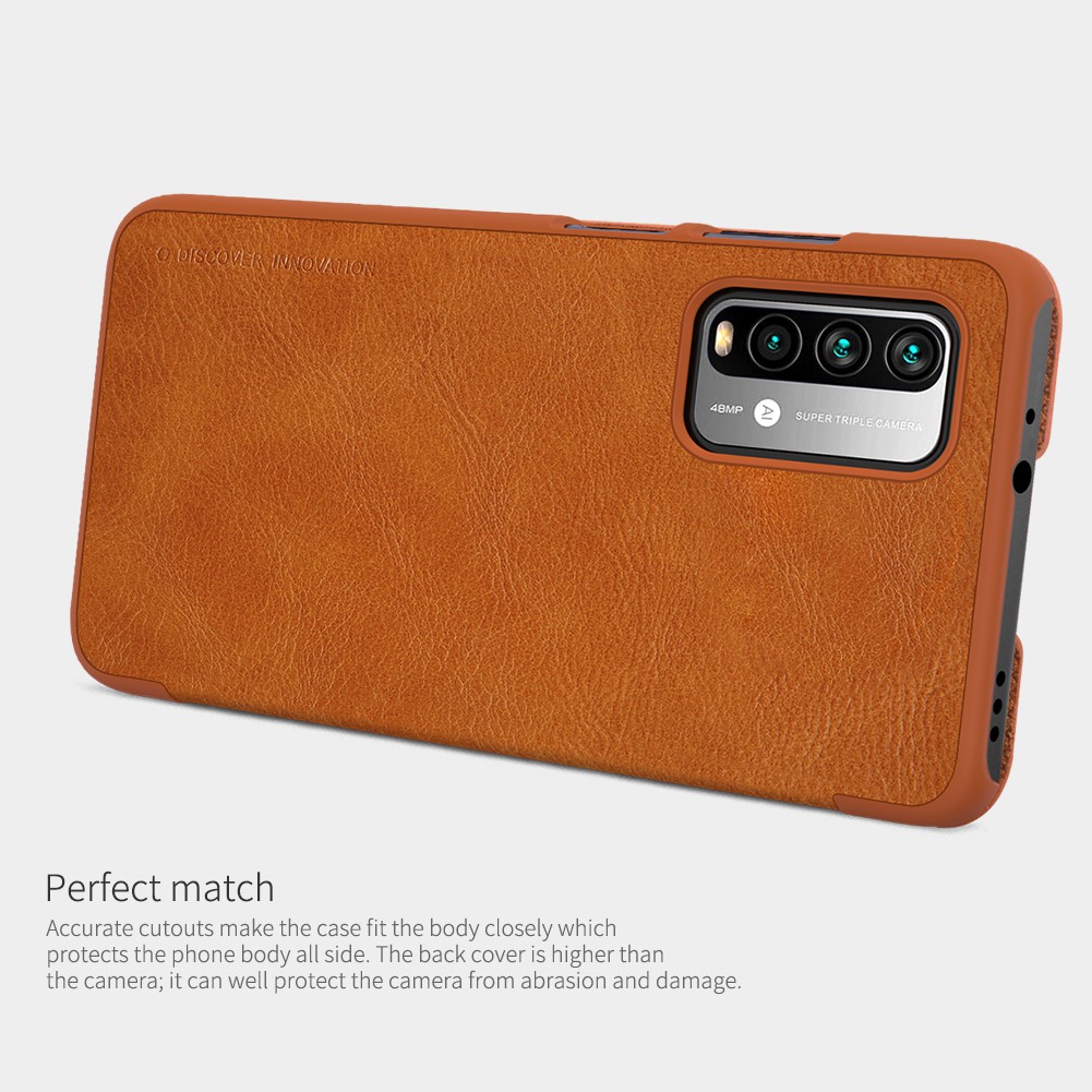 Flip Cover XIAOMI Redmi Note 9 4G Nillkin Qin Leather Case Original