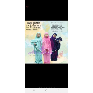 Mukena Anak 2 3 4 5 6 7 Tahun Mukena Anak 2 Tahun Lucu