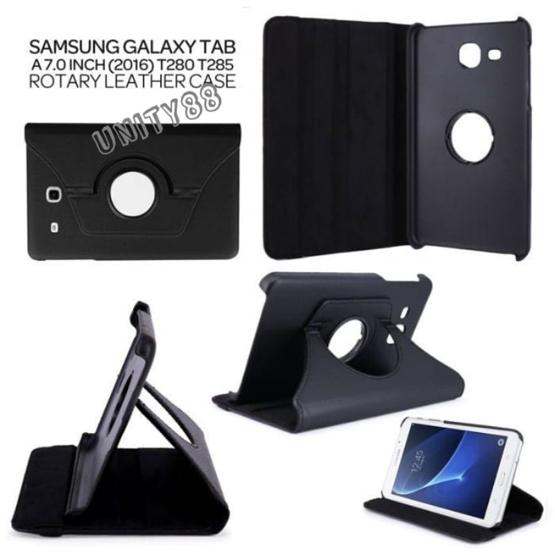 Rotary Case putar 360 For Samsung Tab A8 8.0 inch A8 2015 P355 T350 w s pen / Tab A6 7.0" inch T280 T285 / Tab 3v 3lite T111 T116 T110 Sarung Tablet Flip Cover