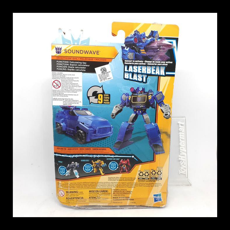 Update Ori Soundwave Laserbeak Blast Transformers Cyberverse Warrior Action Figure Murah Terlengkap