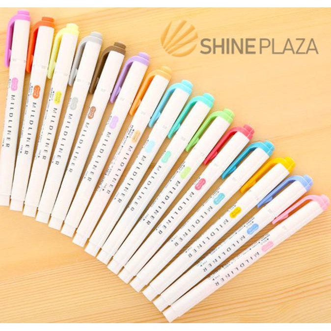 

Mildliner Zebra Double-Sided Pastel Highlighter - MAP Apricot