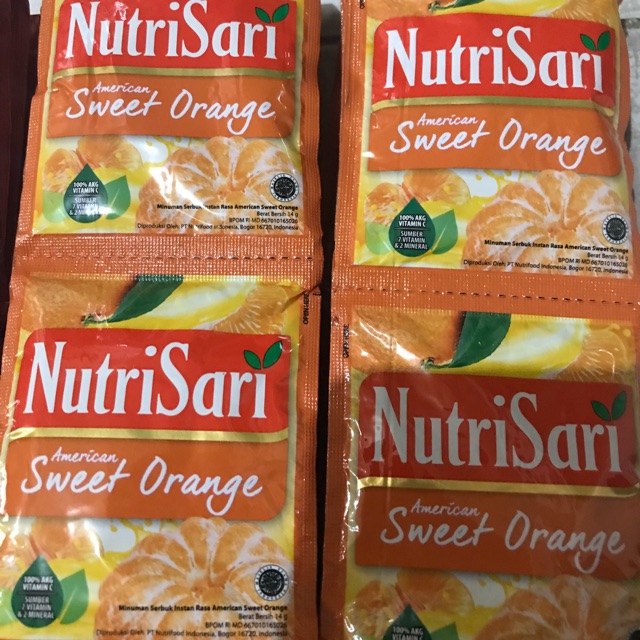 

Nutrisari Sweet Orange & Madu Kurma /16renceng