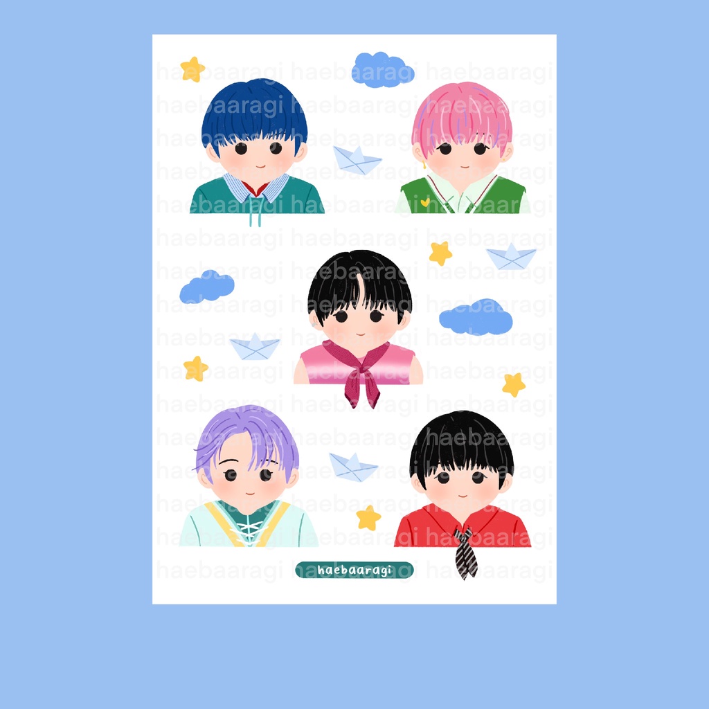 

[haebaaragi] CIX Wave sticker sheet