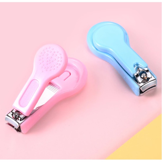 Gunting Kuku Bayi Design Sangat Imut Aman dan Safety Tanpa Tutup / Baby Nail Clipper Import