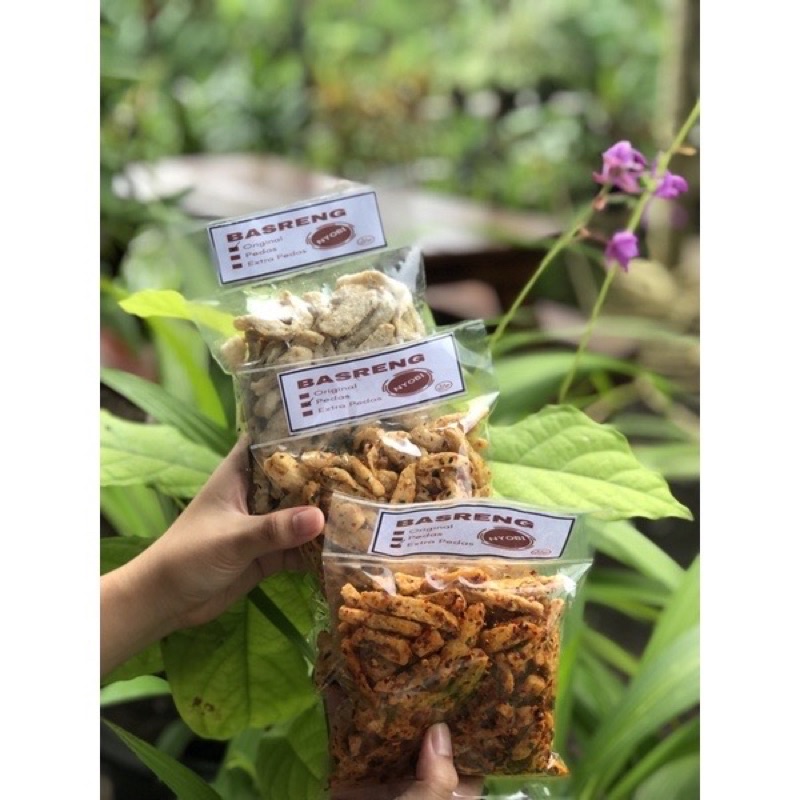 Basreng pedas &amp; original daun jeruk khas tasikmalaya