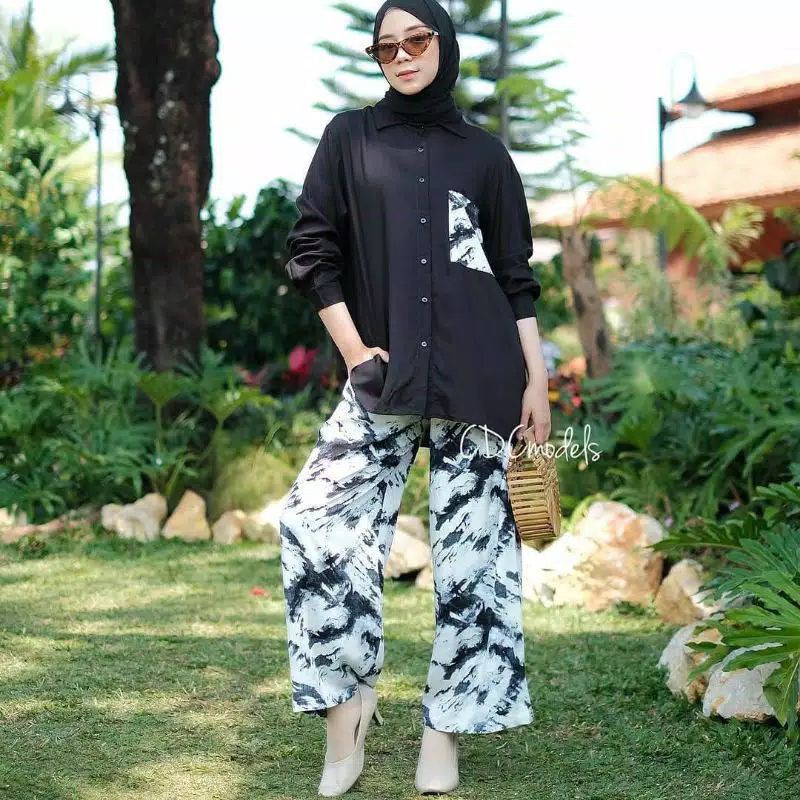 STELAN TIEDYE KOMBI/STELAN RAYON WANITA