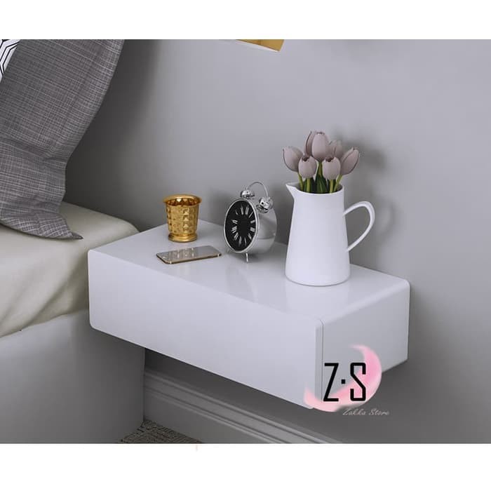 Rak Meja Dinding 40CM /Ambalan Kayu Rak Dinding Kayu Gantung Table Shelf Floating Shelf Table