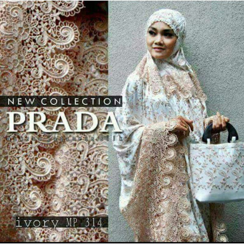 MUKENA PRADA RENDA KEONG/MUKENA KEONG KALUNG/MUKENA TERBARU/MUKENA TERLARIS/MYKENA SUTRA