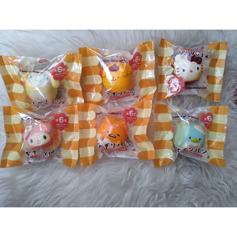 NEW CHIGIRI BREAD SQUISHY BY SANRIO ORIGINAL JEPANG