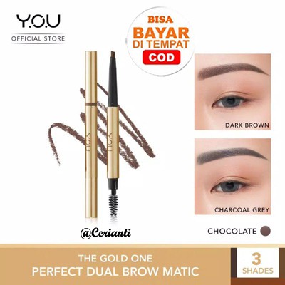 YOU The Gold One Perfect Dual Brow Matic [Waterproof &amp; Smudge-proof]_Cerianti