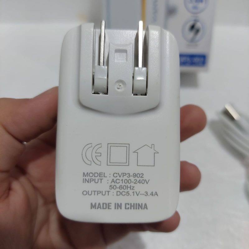 CHARGER VANVO CVP3-902 3 USB MULTI PORT CHARGER